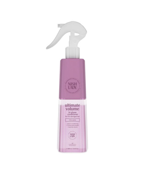 Nishlady Plaukų dvifazis kondicionierius apimčiai didinti / Ultimate Volume Bi-Phase Conditioner, 386 ml