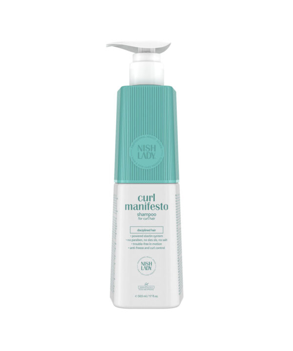 Nishlady Šampūnas garbanotiems plaukams / Curl Manifesto Shampoo, 503 ml