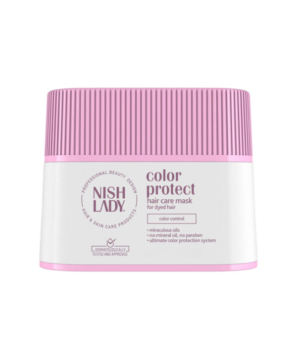 Nishlady Kaukė dažytiems plaukams / Color Protect Hair Mask, 275 ml