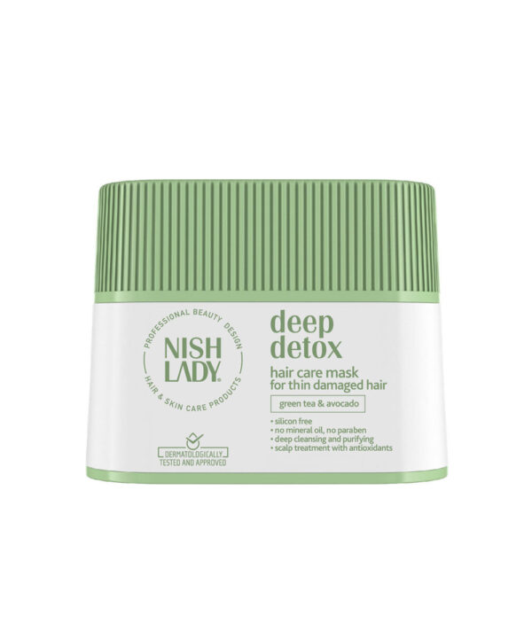 Nishlady Giliai valanti plaukų kaukė / Deep Detox Scalp Peeling Hair Mask, 275 ml