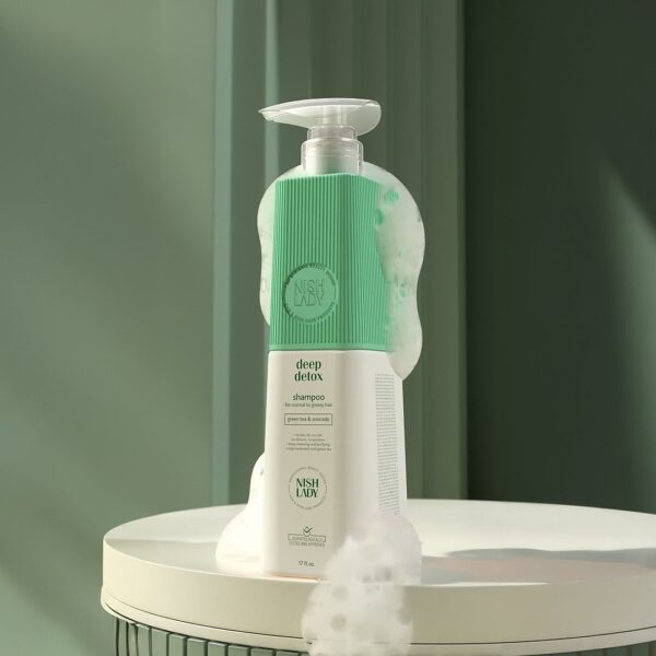 Nishlady Giliai valantis plaukų šampūnas / Deep Detox Shampoo, 503 ml - Image 2
