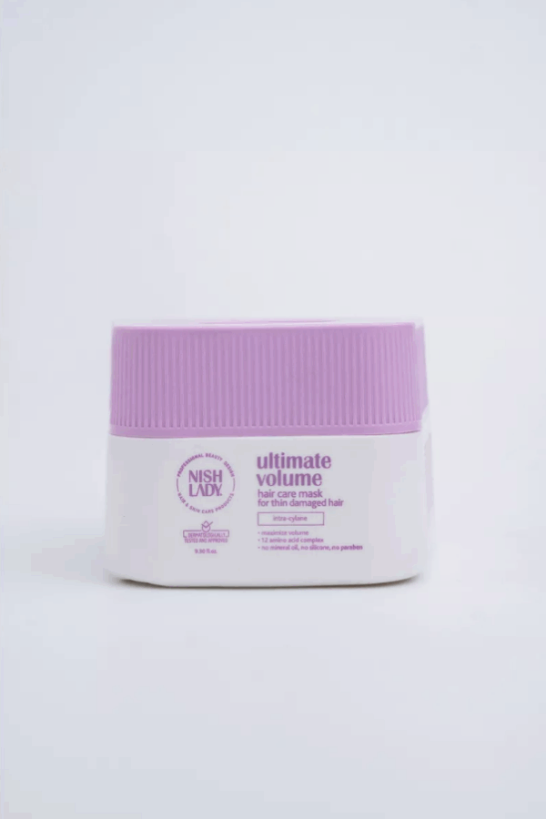 Nishlady Plaukų kaukė apimčiai didinti / Ultimate Volume Hair Mask, 275 ml - Image 2
