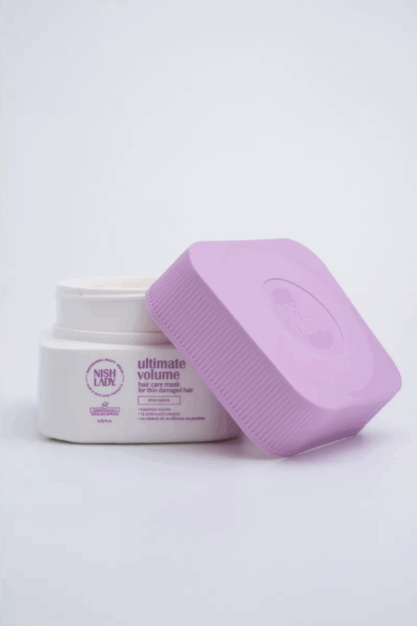 Nishlady Plaukų kaukė apimčiai didinti / Ultimate Volume Hair Mask, 275 ml - Image 3