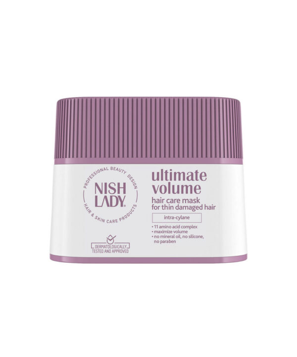 Nishlady Plaukų kaukė apimčiai didinti / Ultimate Volume Hair Mask, 275 ml