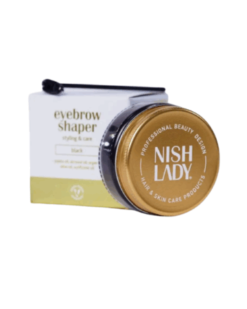 Nishlady Antakių laminavimo vaškas su šepeteliu (juodas) 50 ml