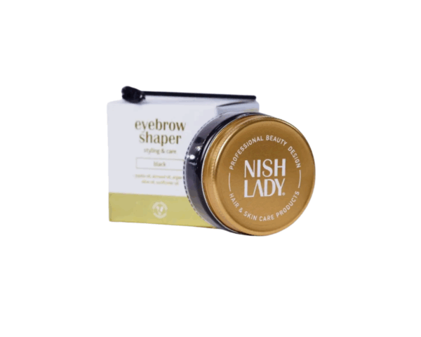 Nishlady Antakių laminavimo vaškas su šepeteliu (juodas) 50 ml