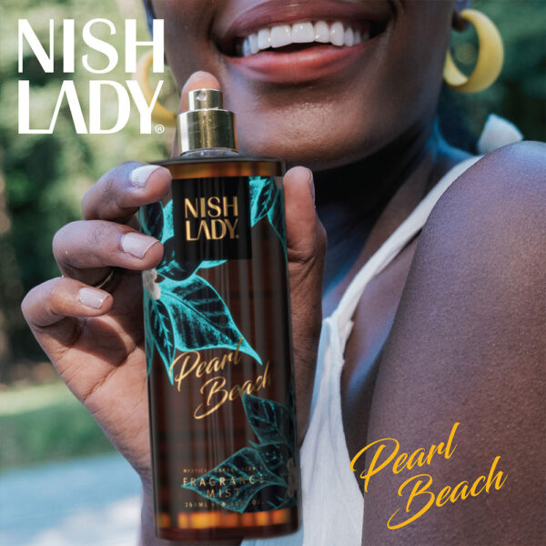 Nishlady Kūno dulksna Fragrance Mist Pearl Beach, 260 ml - Image 2