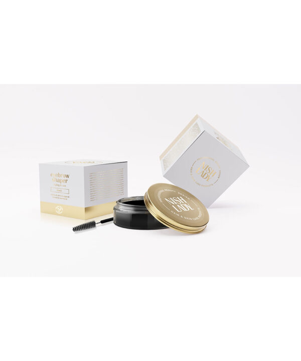 Nishlady Antakių laminavimo vaškas su šepeteliu (juodas) 50 ml - Image 2