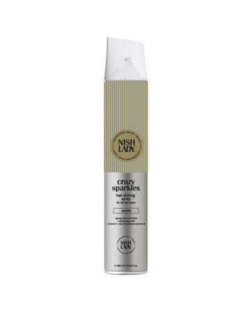 Nishlady Blizgesio suteikiantis plaukų purškiklis / Hair Shining Spray, 386 ml