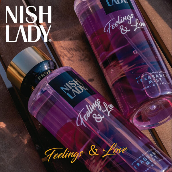 Nishlady Kūno dulksna Fragrance Mist Feelings & Love, 260 ml - Image 2