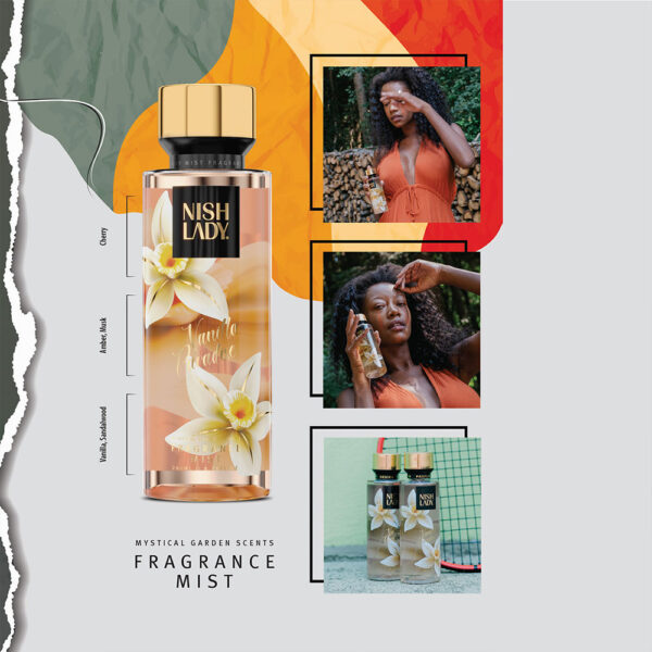 Nishlady Kūno dulksna Fragrance Mist Vanilla Paradise, 260 ml - Image 3