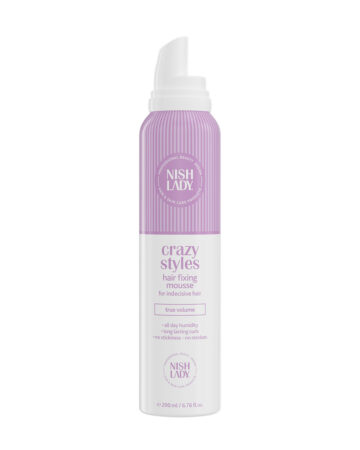 Nishlady Plaukų formavimo putos / Hair Fixing Mousse For Indecisive Hair, 200 ml