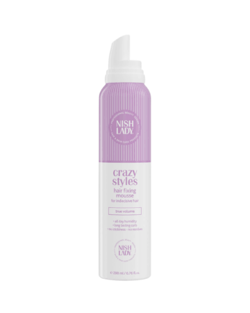 Nishlady Plaukų formavimo putos / Hair Fixing Mousse For Indecisive Hair, 200 ml