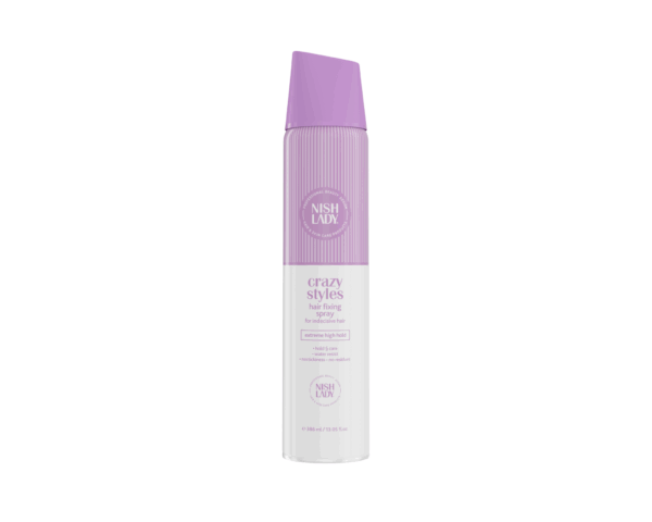 Nishlady Plaukų lakas / Hair Fixing Spray, 386 ml