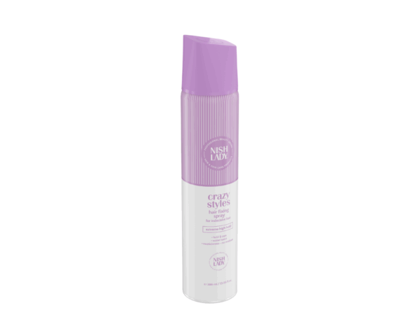 Nishlady Plaukų lakas / Hair Fixing Spray, 386 ml - Image 2