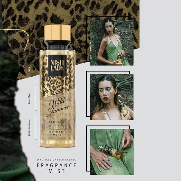 Nishlady Blizganti kūno dulksna Wild Shimmer Leopard, 260 ml - Image 2