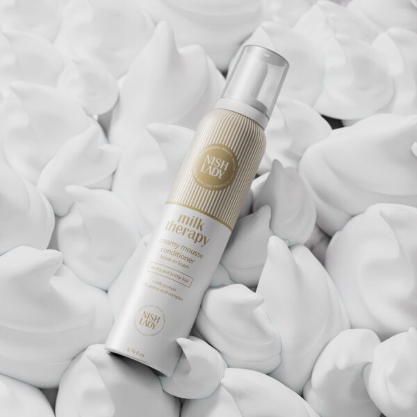 Nishlady MILK THERAPY kreminės putos plaukams 200 ml - Image 2