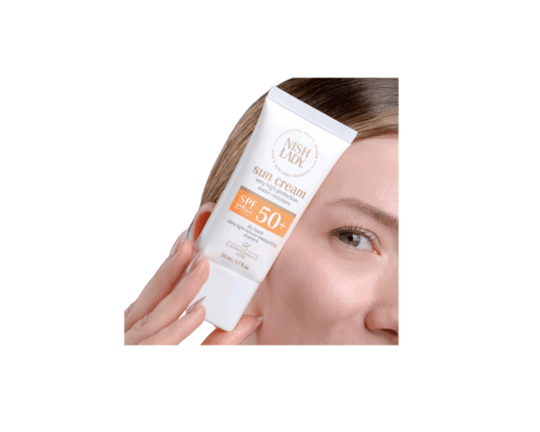 Nishlady apsauginis kremas nuo saulės SPF 50+, 50 ml - Image 3
