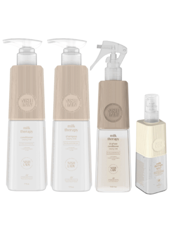 Nishlady Rinkinys Sausiems Plaukams Milk Therapy