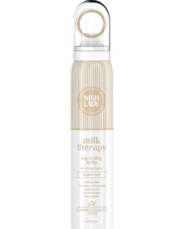 Nishlady Milk Therapy formavimo purškiklis su pieno proteinais RING 200 ml